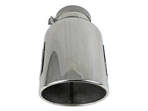 aFe Power Performance Parts & Installation | 1350 Offroad - aFe MACH Force-Xp 304 Stainless Steel Clamp-on Exhaust Tip Polished 5-in Inlet x 8-in Outlet x 15-in L - 49T50801-P15 - Image 3