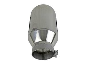 aFe Power Performance Parts & Installation | 1350 Offroad - aFe MACH Force-Xp 304 Stainless Steel Clamp-on Exhaust Tip Polished 5-in Inlet x 8-in Outlet x 15-in L - 49T50801-P15 - Image 4