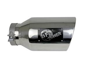 aFe Power Performance Parts & Installation | 1350 Offroad - aFe MACH Force-Xp 304 Stainless Steel Clamp-on Exhaust Tip Polished 5-in Inlet x 8-in Outlet x 15-in L - 49T50801-P15 - Image 5