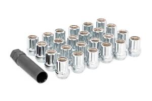 Rough Country Lift Kits & Suspension | 1350 Offroad - Rough Country Wheel Installation Kit, Lug Nut Set, M12x1.5, Set Of 24, Chrome, Open End - 121524CHOE - Image 1