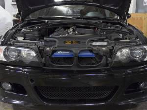 aFe Power Performance Parts & Installation | 1350 Offroad - aFe Dynamic Air Scoop D.A.S. Blue BMW 323i/325i/330i/M3 (E46) 99-06 L6-2.5/3.0/3.2L - 54-10468-L - Image 1