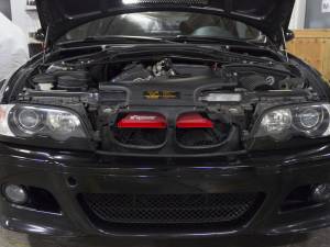 aFe Power Performance Parts & Installation | 1350 Offroad - aFe Dynamic Air Scoop D.A.S. Red BMW 323i/325i/330i/M3 (E46) 99-06 L6-2.5/3.0/3.2L - 54-10468-R - Image 2