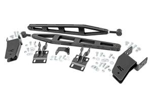 Rough Country Lift Kits & Suspension | 1350 Offroad - Rough Country Traction Bar Kit, Mounting Kit, Cleveite Rubber Bushings, U-Bolt, 4.5-6-in Lift - 51003 - Image 1