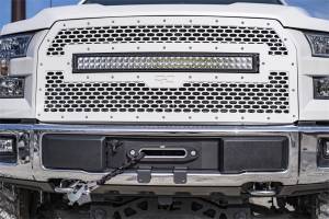 Rough Country Lift Kits & Suspension | 1350 Offroad - Rough Country Winch Mounting Plate, Front Plate, Convenient Remote Port, Most Steel Or Synthetic Winches - 51007 - Image 2