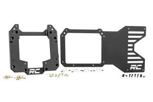 Rough Country Lift Kits & Suspension | 1350 Offroad - Rough Country Spare Tire Relocation Bracket, Powder Black Coated - 51055 - Image 1