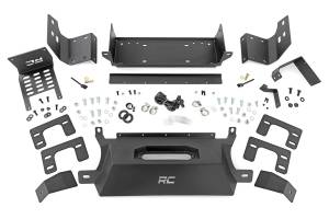 Rough Country Lift Kits & Suspension | 1350 Offroad - Rough Country Hidden Winch Mounting Plate, Winch Skid Plate, Winch Controller Extension - 51065 - Image 1