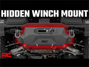 Rough Country Lift Kits & Suspension | 1350 Offroad - Rough Country Hidden Winch Mounting Plate, Winch Skid Plate, Winch Controller Extension - 51065 - Image 5