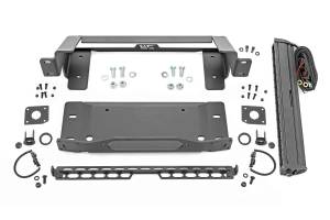 Rough Country Lift Kits & Suspension | 1350 Offroad - Rough Country Winch Mounting Plate, Mounting Bracket, Sensor Mount Kit, [2] Sensor Mount Plate - 51067 - Image 1