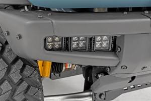 Rough Country Lift Kits & Suspension | 1350 Offroad - Rough Country LED Fog Light Kit, Black Series Lights with Amber DRL, Mounting Brackets, Wiring Harness - 51088 - Image 4