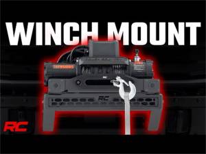 Rough Country Lift Kits & Suspension | 1350 Offroad - Rough Country Winch Mounting Plate, Mounting Bracket, Sensor Mount Kit, [2] Sensor Mount Plate - 51099 - Image 5