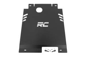 Rough Country Lift Kits & Suspension | 1350 Offroad - Rough Country Catalytic Converter Shield, 14-Gauge Steel, Black Powder Coating - 53001 - Image 1