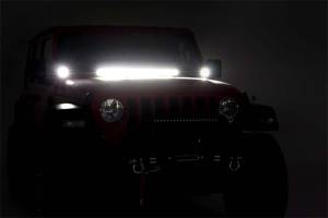 Rough Country Lift Kits & Suspension | 1350 Offroad - Rough Country Black Series LED Fog Light Kit, 2880 Lumens, 36 Watts, Spot Beam - 70062 - Image 4