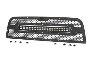 Rough Country Lift Kits & Suspension | 1350 Offroad - Rough Country Mesh Grille with LED, Unique Mesh Pattern, Corrosion Resistant Black Powdercoat - 70152 - Image 1