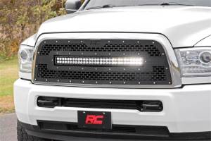 Rough Country Lift Kits & Suspension | 1350 Offroad - Rough Country Mesh Grille with LED, Unique Mesh Pattern, Corrosion Resistant Black Powdercoat - 70152 - Image 3
