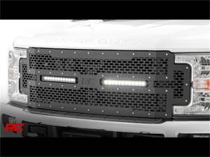 Rough Country Lift Kits & Suspension | 1350 Offroad - Rough Country Mesh Grille, Inner Grille, Mounting Brackets - 70213 - Image 2
