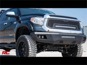 Rough Country Lift Kits & Suspension | 1350 Offroad - Rough Country Mesh Grille, 30-in Front, Dual Row LED, Black Powder Coat Finish, Stainless Steel Hardware - 70224 - Image 2