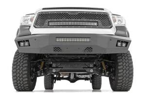 Rough Country Lift Kits & Suspension | 1350 Offroad - Rough Country Mesh Grille, 30-in Front, Dual Row LED, Black Powder Coat Finish, Stainless Steel Hardware - 70224 - Image 3