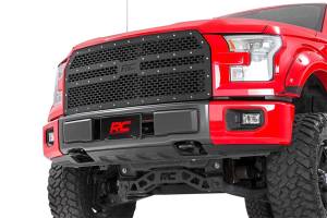 Rough Country Lift Kits & Suspension | 1350 Offroad - Rough Country Laser-Cut Mesh Replacement Grille, Black Powdercoat, Brackets - 70191 - Image 3