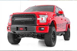 Rough Country Lift Kits & Suspension | 1350 Offroad - Rough Country Laser-Cut Mesh Replacement Grille, Brackets, Black Powdercoat - 70193 - Image 3