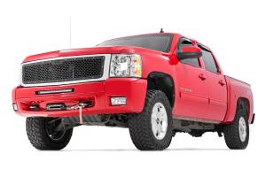 Rough Country Lift Kits & Suspension | 1350 Offroad - Rough Country Laser-Cut Mesh Replacement Grille, Black Powdercoat, Brackets - 70194 - Image 4