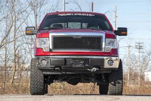 Rough Country Lift Kits & Suspension | 1350 Offroad - Rough Country Mesh Grille, Front, Black Series, Black Powder Coat Finish, Stainless Steel Hardware - 70229 - Image 3