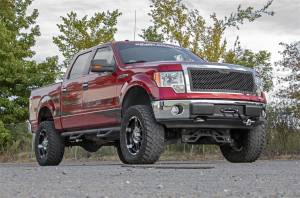 Rough Country Lift Kits & Suspension | 1350 Offroad - Rough Country Mesh Grille, Front, Black Series, Black Powder Coat Finish, Stainless Steel Hardware - 70229 - Image 5