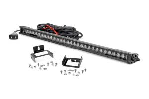 Rough Country Lift Kits & Suspension | 1350 Offroad - Rough Country LED Grille Kit, 30-in, Black Series, Cree, Single, with Cool White DRL - 70530BLDRL - Image 1