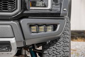 Rough Country Lift Kits & Suspension | 1350 Offroad - Rough Country Black Series LED Fog Light Kit, 8640 Lumens, 108 Watts, Spot Beams - 70700 - Image 5