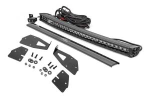 Rough Country Lift Kits & Suspension | 1350 Offroad - Rough Country LED Hidden Grille Kit, 30-in, with Black Series DRL - 70701BLDRL - Image 1