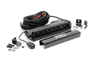 Rough Country Lift Kits & Suspension | 1350 Offroad - Rough Country Cree Black Series LED Light Bar, 8-in, 3200 Lumens, 40 Watts, Spot Beam, Switch - 70718BL - Image 1