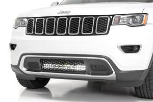 Rough Country Lift Kits & Suspension | 1350 Offroad - Rough Country Hidden Bumper Chrome Series LED Light Bar Kit, 20-in Dual Row Light Bar, 9600 Lumens, 120W - 70776 - Image 5