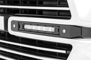 Rough Country Lift Kits & Suspension | 1350 Offroad - Rough Country LED Grille Kit, 6-in, Chrome Series, Carbon Powder Coating, Pair - 70784 - Image 4