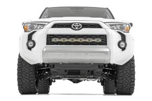 Rough Country Lift Kits & Suspension | 1350 Offroad - Rough Country Hidden Bumper Black Series LED Light Bar Kit, 30-in Dual Row Light Bar, 14400 Lumens, 180W - 70786 - Image 3