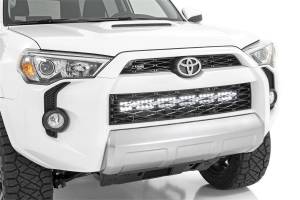 Rough Country Lift Kits & Suspension | 1350 Offroad - Rough Country Hidden Bumper Chrome Series LED Light Bar Kit, 30-in Dual Row Light Bar, 27000 Lumens, 300W - 70787 - Image 4