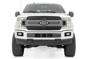 Rough Country Lift Kits & Suspension | 1350 Offroad - Rough Country LED Grille Kit, Dual 10-in, Black Series - 70808 - Image 4