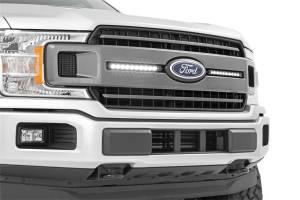 Rough Country Lift Kits & Suspension | 1350 Offroad - Rough Country LED Grille Kit, Dual 10-in, Black Series - 70808 - Image 5