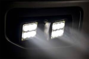 Rough Country Lift Kits & Suspension | 1350 Offroad - Rough Country Black Series LED Fog Light Kit, with SAE LED Fog Light - 70831 - Image 5
