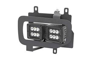 Rough Country Lift Kits & Suspension | 1350 Offroad - Rough Country Black Series LED Fog Light Kit, with Spot Beam - 70832 - Image 5