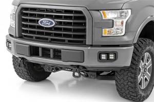 Rough Country Lift Kits & Suspension | 1350 Offroad - Rough Country Black Series LED Fog Light Kit, with Flood Beam - 70833 - Image 2