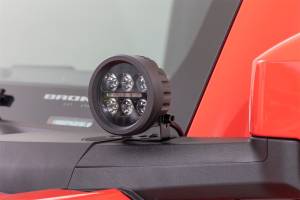 Rough Country Lift Kits & Suspension | 1350 Offroad - Rough Country Black Series LED Lights, Round, 3.5-in, Amber DRL - 70900A - Image 3
