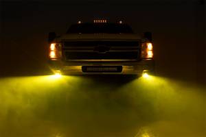 Rough Country Lift Kits & Suspension | 1350 Offroad - Rough Country Black Series LED Fog Light Kit, Pair, 2-in, SAE Fog, Yellow - 70907A - Image 3