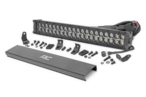 Rough Country Lift Kits & Suspension | 1350 Offroad - Rough Country Cree Black Series LED Light Bar, 20-in, Dual Row, 18000 Lumens, 200 Watts, Spot/Flood Beam - 70920BD - Image 1