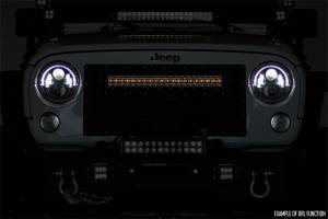 Rough Country Lift Kits & Suspension | 1350 Offroad - Rough Country Cree Black Series LED Light Bar, 20-in, with Amber DRL - 70920BDA - Image 2