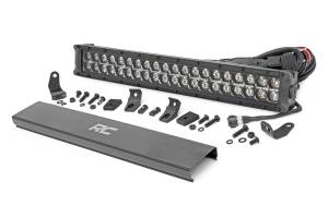Rough Country Lift Kits & Suspension | 1350 Offroad - Rough Country Cree Black Series LED Light Bar, 20-in, with Amber DRL - 70920BDA - Image 1