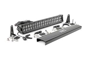 Rough Country Lift Kits & Suspension | 1350 Offroad - Rough Country Cree Black Series LED Light Bar, 20-in, Dual Row, 9600 Lumens, 120 Watts, Spot/Flood Beam - 70920BL - Image 1