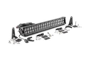 Rough Country Lift Kits & Suspension | 1350 Offroad - Rough Country Cree Black Series LED Light Bar, 20-in, Dual Row, 9600 Lumens, 120 Watts, Spot/Flood Beam - 70920BL - Image 5