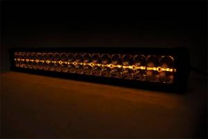 Rough Country Lift Kits & Suspension | 1350 Offroad - Rough Country Cree Chrome Series LED Light Bar, 20-in, Dual Row, with Amber DRL - 70920DA - Image 2