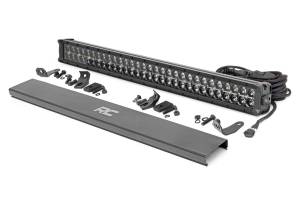 Rough Country Lift Kits & Suspension | 1350 Offroad - Rough Country Cree Black Series LED Light Bar, 30-in, Dual Row, 27000 Lumens, 300 Watts, Spot/Flood Beam - 70930BD - Image 1