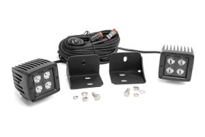 Rough Country Lift Kits & Suspension | 1350 Offroad - Rough Country LED Kit, 2-in, Rear-Facing Lower, Dual Row, Premium Wiring Harness without n/Off Switch - 71011 - Image 1