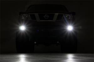 Rough Country Lift Kits & Suspension | 1350 Offroad - Rough Country Black Series LED Fog Light Kit, 2880 Lumens, 36 Watts, Spot Beam - 71023 - Image 2